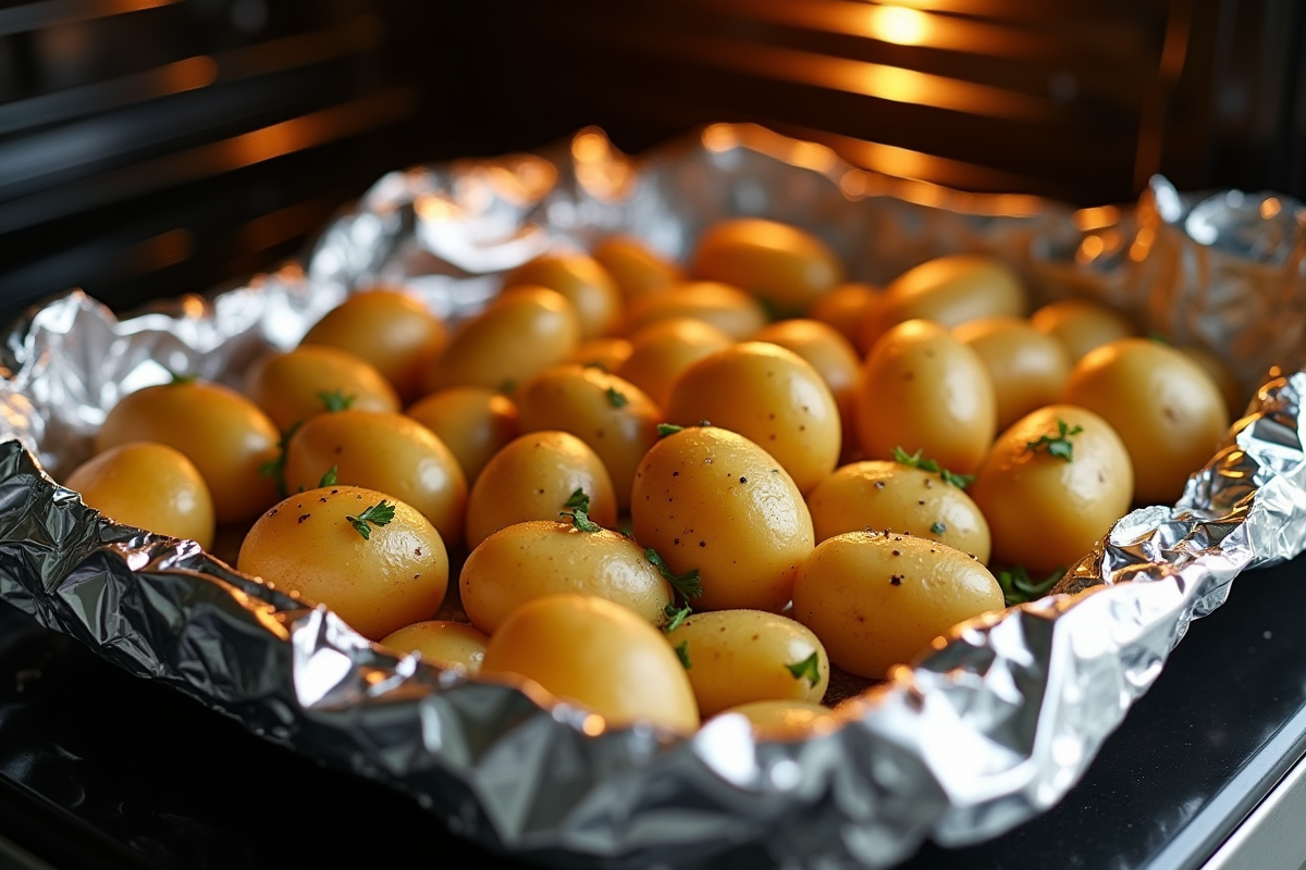 Maîtriser la cuisson des pommes de terre au four avec l’aluminium