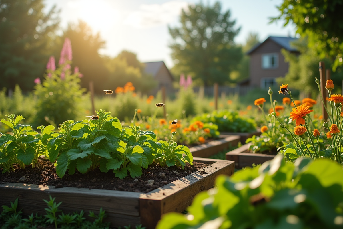 Potagers surélevés et permaculture : une alliance naturelle pour des récoltes opulentes