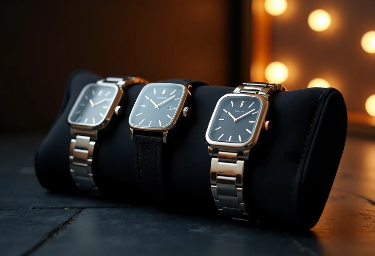 Sélection de montres carrées pour homme : élégance et originalité