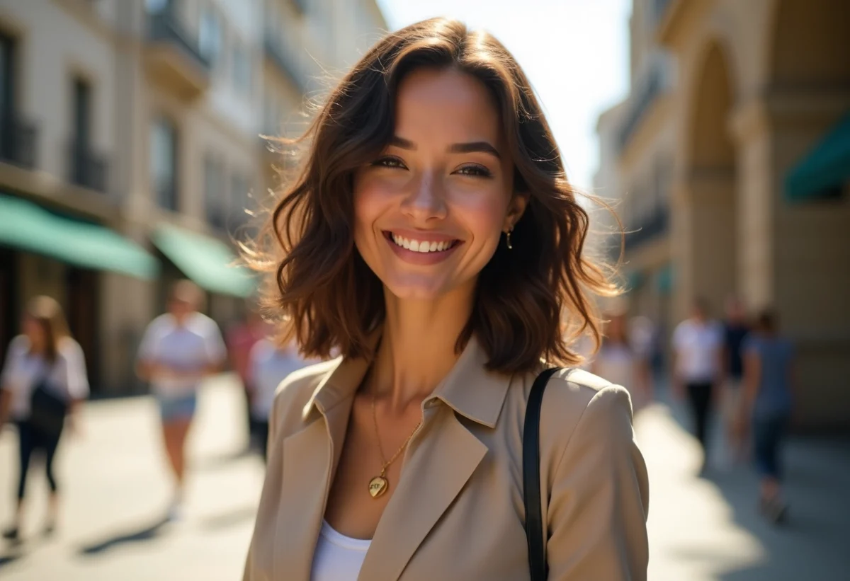 Carré pour cheveux épais : inspirations de looks tendance